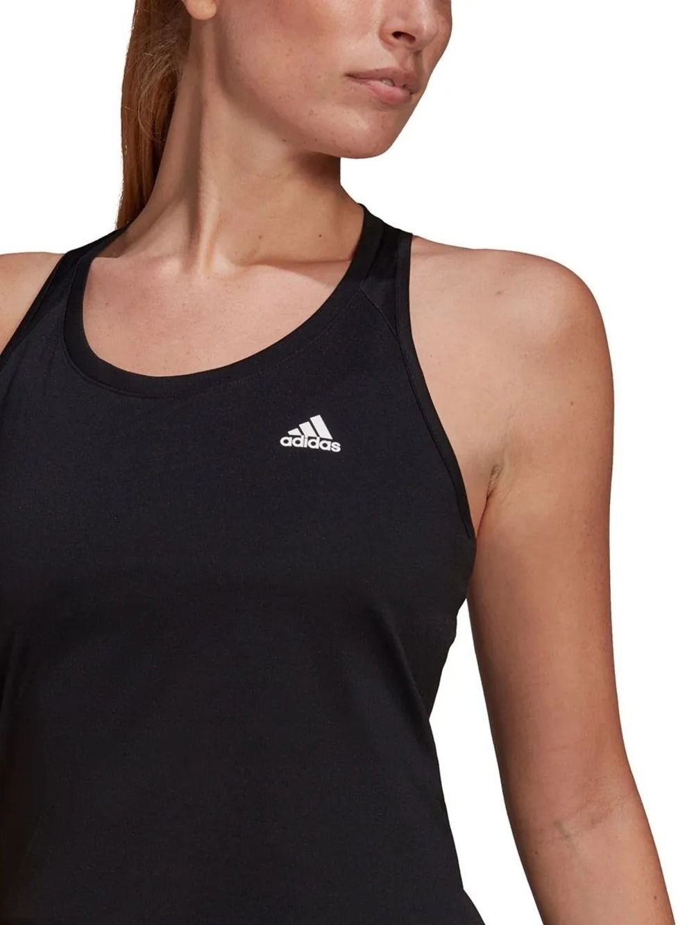 Adidas Black Racerback Performance Tank - Picture 4 of 9